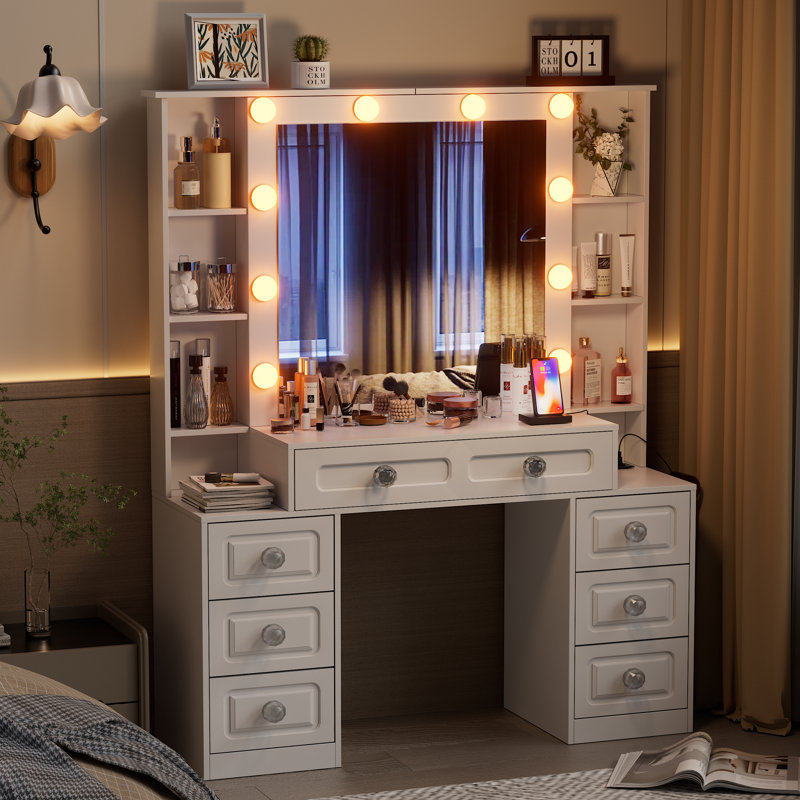 Wayfair vanity dresser online